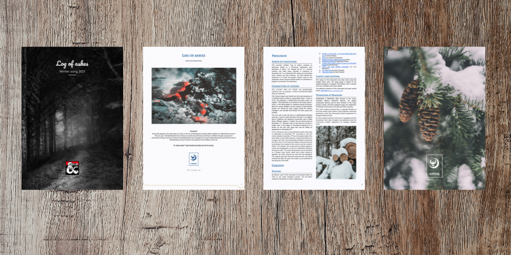 "Log of ashes" Presentation