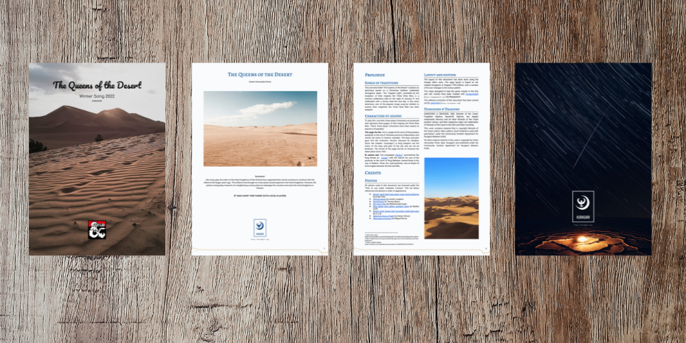 "The queens of the desert" Presentation